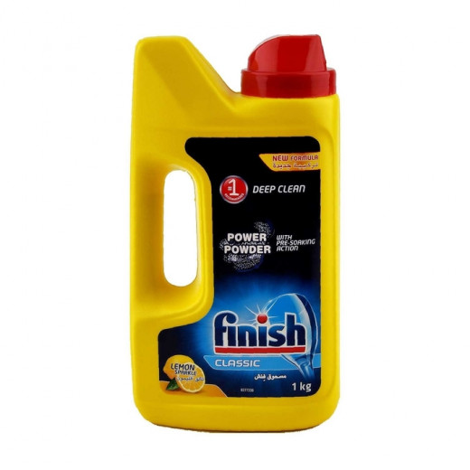 Finish Powder Dishwasher Soap, Lemon Scent, 1 Kg