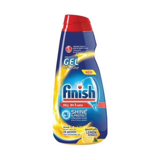 Finish Dishwasher Detergent Concentrated Gel Lemon, 650 ML