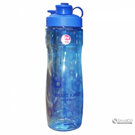 Komax Smart Handy Water Bottle, Blue Color, 600 Ml