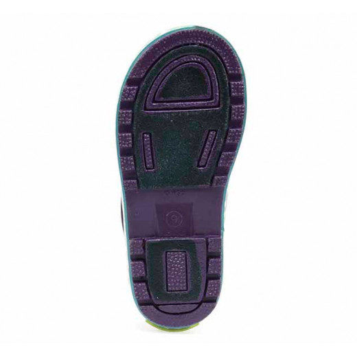 حذاء مطر للأطفال, بتصميم يونيكورن دريمز، باللون الأرجواني، مقاس 34 من ويسترن شيف
