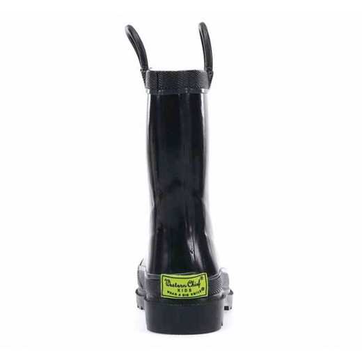 Western Chief Kids Firechief Rain Boot, Black Color, Size 20