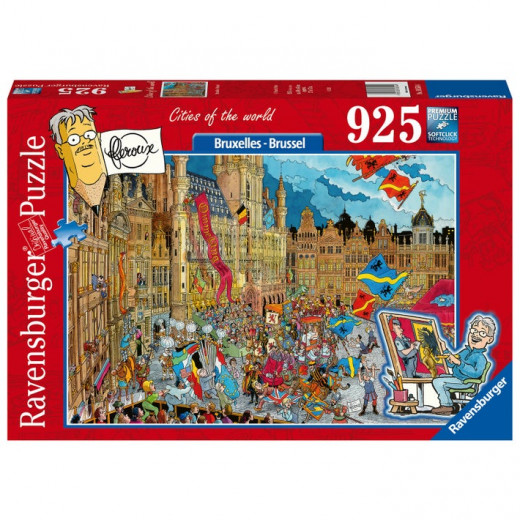 لعبة الأحجية بتصميم  مدن من العالم بروكسل, 925 قطعة من رافنسبرغر