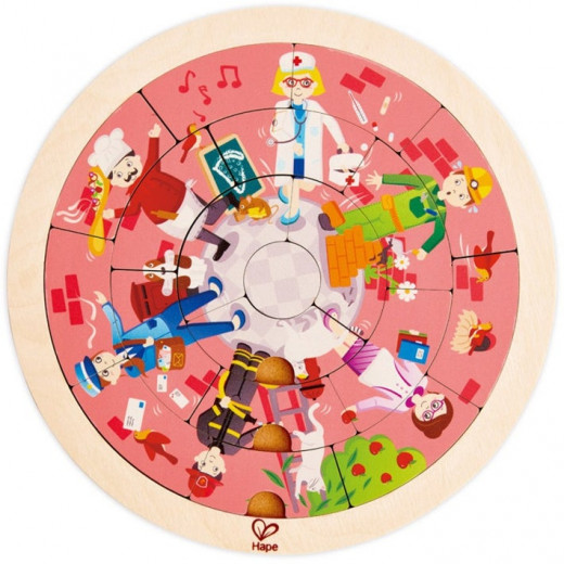 Hape Jobs Roundabout Puzzle