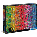 Clementoni Color Boom Collage Collection Design, 1000 Pieces