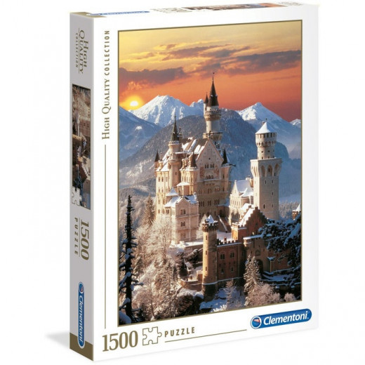 Clementoni Puzzle , High Quality Collection Neuschwanstein , 1500 Pieces