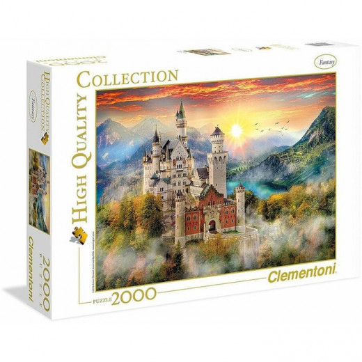 Clementoni Puzzle , High Quality Collection Neuschwanstein Castle , 2000 Pieces