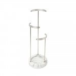 Umbra jewelry stand, white and grey color