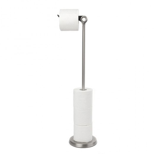 Umbra toilet paper stand, nickel