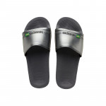 Havaianas Slide Brasil Flip Flop, New Graphite