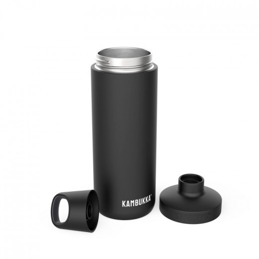 Kambukka Thermal Water Bottle Reno Insulated, Matte Black Color, 500 Ml