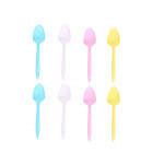 Disposable Plastic Spoons, 8 Pieces