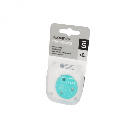 Suavinex Soother Clip the Basics, Green Color