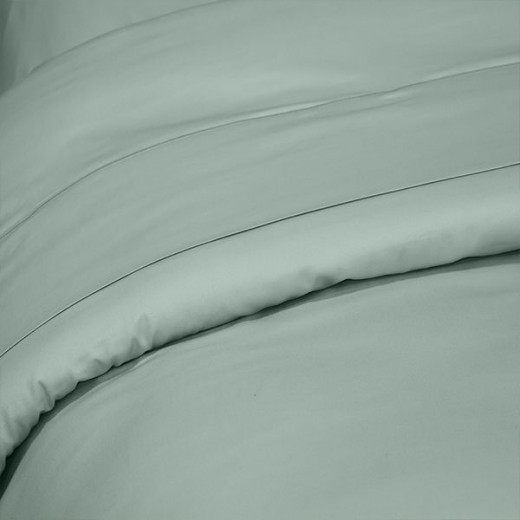 Fieldcrest plain duvet cover, cotton, jade color, super king size