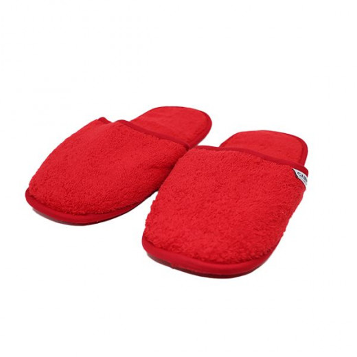 Cannon bath slippers, red color