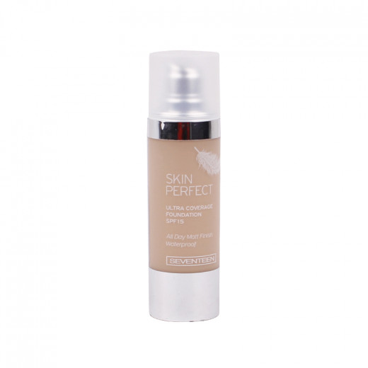 Seventeen Skin Perfect Ultra Coverage, Waterproof Foundation, Shade Number 4
