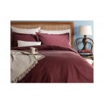 Madame Coco Bonniere Denim Duvet Cover Set, Red Color, Single Size