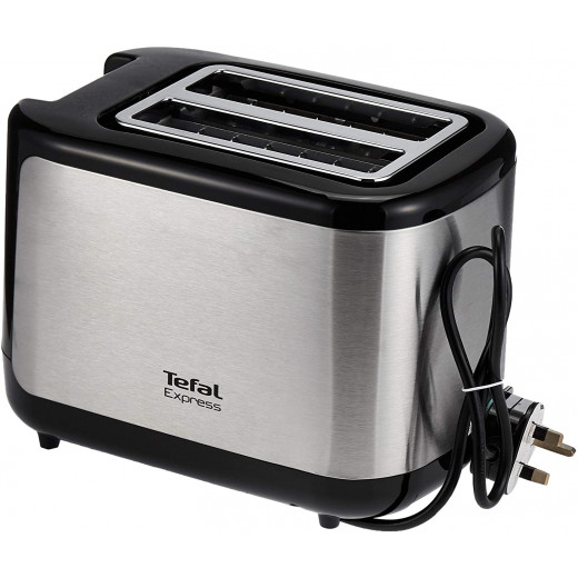 Tefal Express 2 Slots Stainless Steel Toaster, 850 Watts