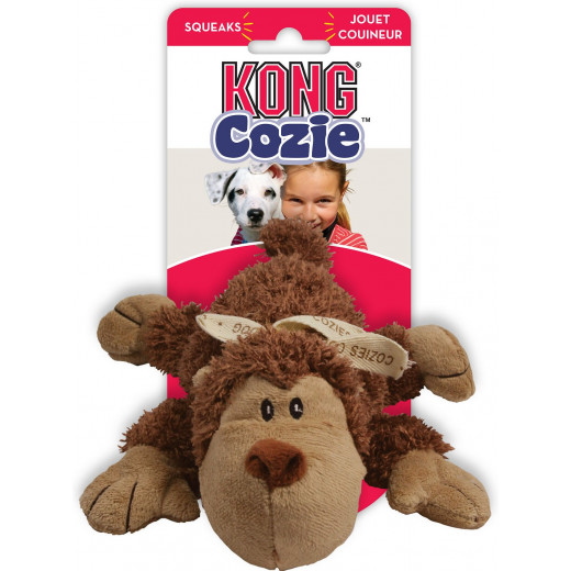 Kong Cozie Spunky Monkey Dog Toys, Size Medium