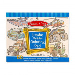 Melissa And Doug Jumbo Coloring Pad Vehicles