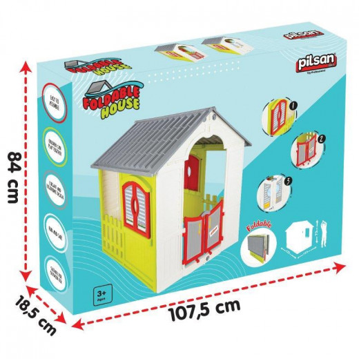 بيت اللعب القابل للطي, 92 × 110 × 109 سم من بيلسان + استرداد نقدي بقيمة 50  دينار من دمية
