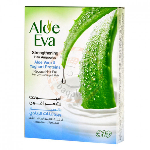 Eva Hair Ampoules With Aloe Vera & Yoghurt Proteins, 4 Ampoules