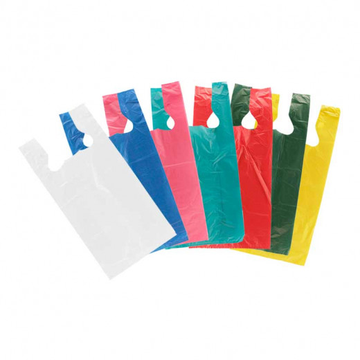 Hazem Trash Bags, Assorted Colors, 31 x 31 Cm, 50 Pieces