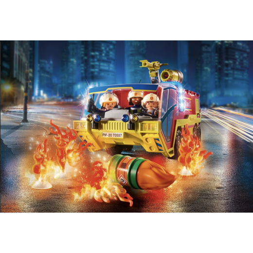 Playmobil Fire Engine With Truck