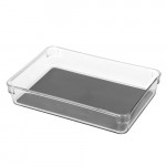 Wenko Drawer Organiser ,Clear, Size 24 X 16 X 4.5 Cm