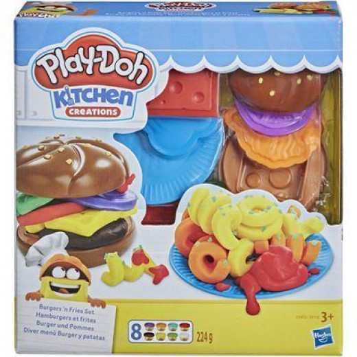 Play-doh Kitchen Creations Burgers and Fries Set