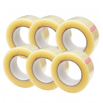 Marwa Wide Transparent Tape, 55 Cm, 6 Pieces