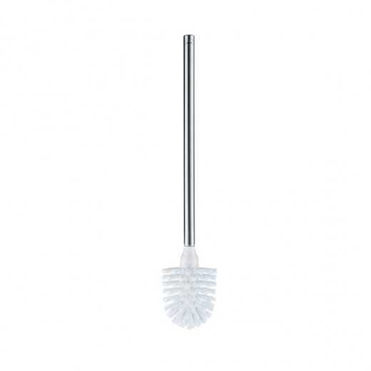 Kela WC Brush, Metalic Design, White Color