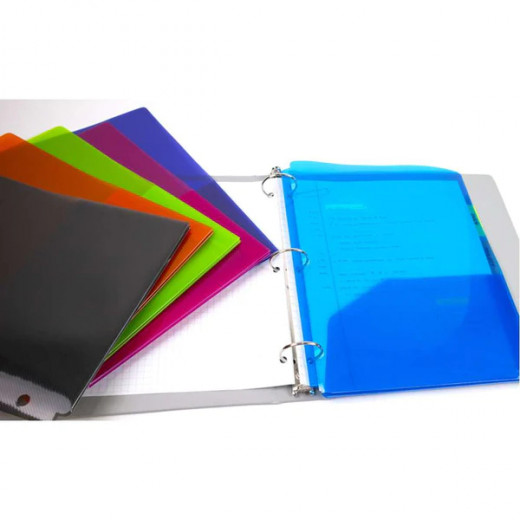 Bazic Poly Portfolio Translucent, 2 Pockets