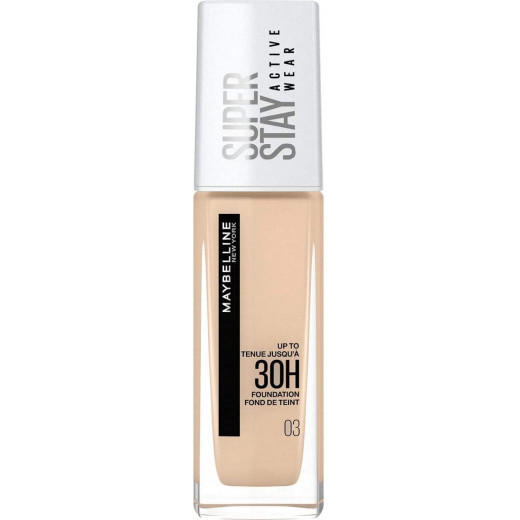 Maybelline New York Superstay Active Wear Foundation, 03 True Ivory