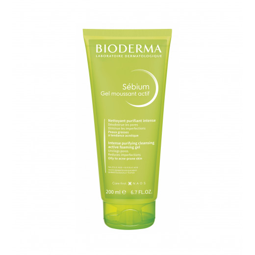 Bioderma Sebium Gel Moussant Active, 200 Ml