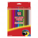 Bazic Colored Pencils Set for Art Drawing Sketching, 18 Pieces