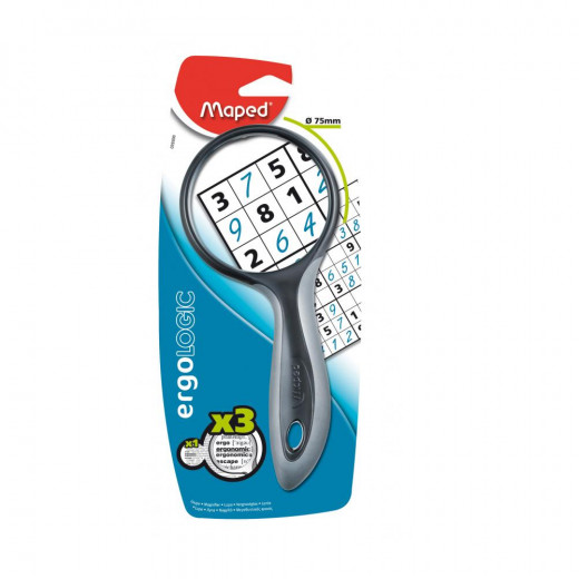 Maped Ergologic Magnifying Glass, 75 Mm