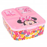 Stor Multi Compartment Lunch Box, Minnie Mouse Design