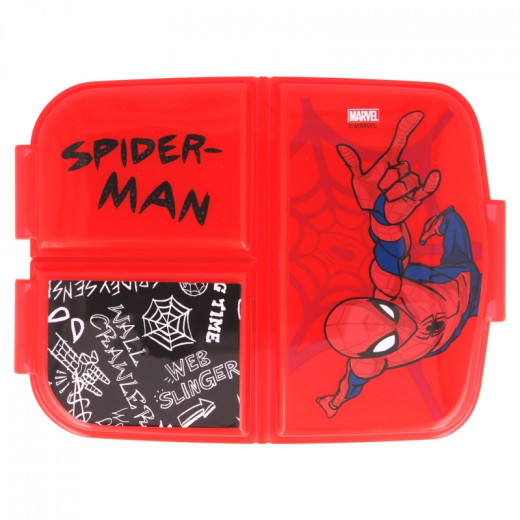 Stor Multi Compartment Lunch Box, Spiderman Design