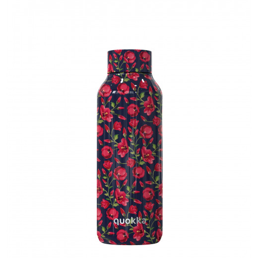 Quokka Stainless Steel Bottle, Tulips Design, 510 Ml