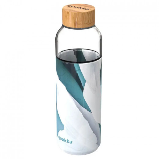 Quokka Glass Bottle With Silicone Cover, Iceberg Design, 660 Ml