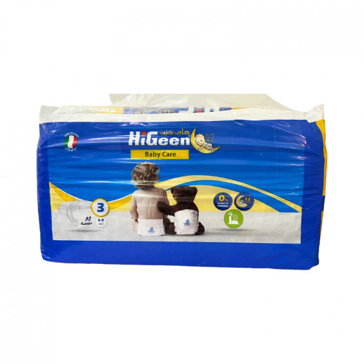 HiGeen Baby Care, Medium Size 3, 52 Pieces