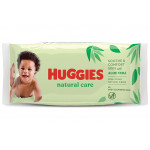 Huggies Natural Care Wet Wipes, 56 Wipes