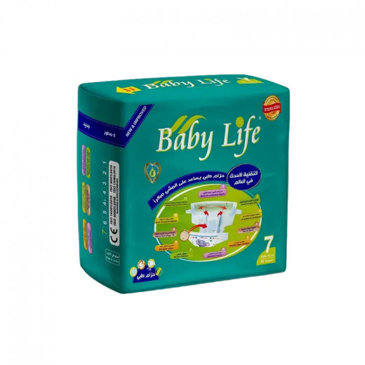 Baby Life Diapers Size 7, +20 Kg ,26 Diapers