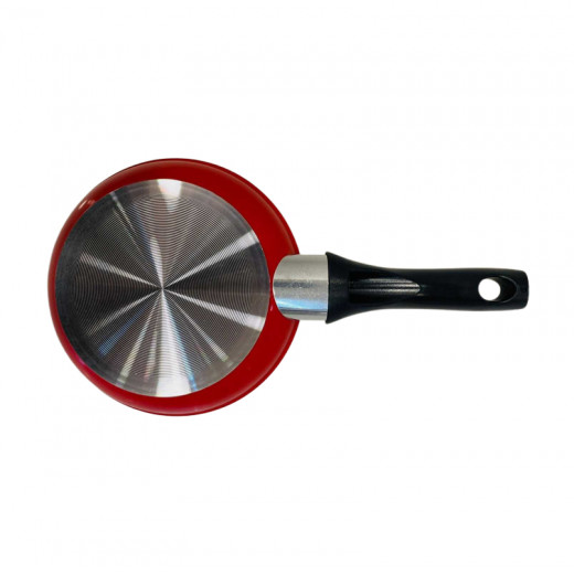 Ceramic Fry Pan, Red Color, 16 Cm