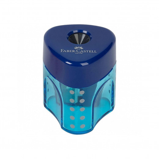 Faber Castell Trend 1 Hole Pencil Sharpener with Tank, Blue