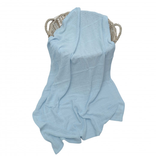 بطانية اطفال قطن 90 من رويال بيدينج * 118 سم - ازرق