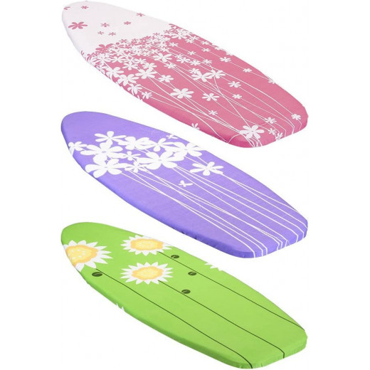 Metaltex Cotton Ironing Board Cover, Spring Garden, Purple Color, 35 X 50 Cm
