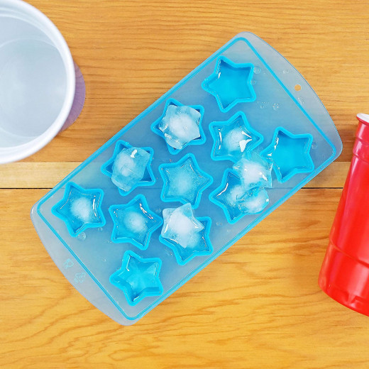 Metaltex Flexible Ice Cube Tray, Stars Design, 23 X 12 X 3 Cm