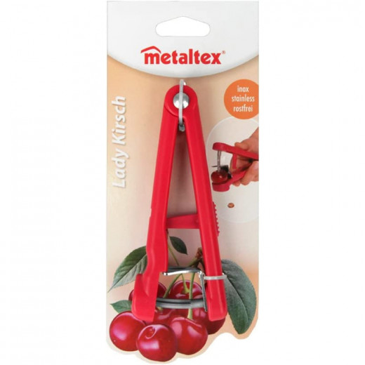 Metaltex Stainless Steel Cherry Stoner, 15 Cm