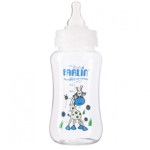 Farlin Wide-Neck Feeding Bottle 340 ml, Blue